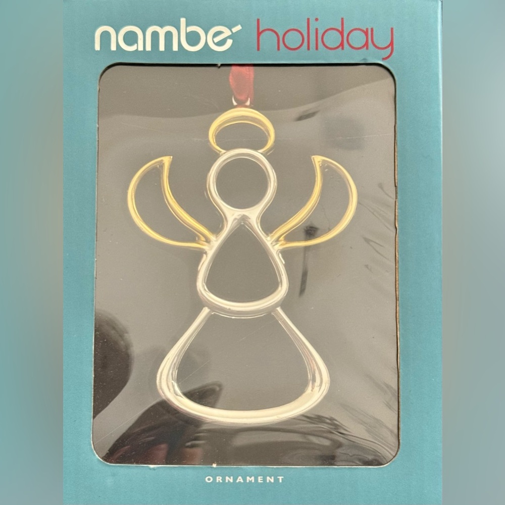 Nambe Angel Ornamnent